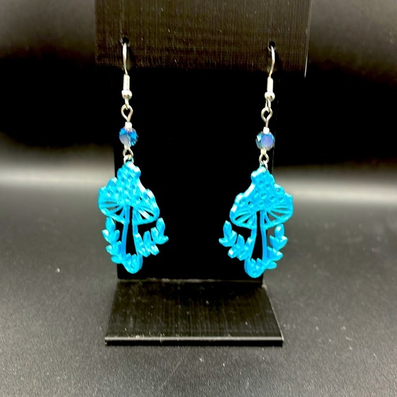 Mushroom Earrings - Picture 3 of 6